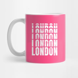 London typography Mug